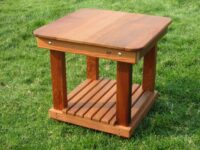 22 inch Square End Table